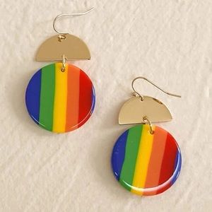 Rainbow earrings